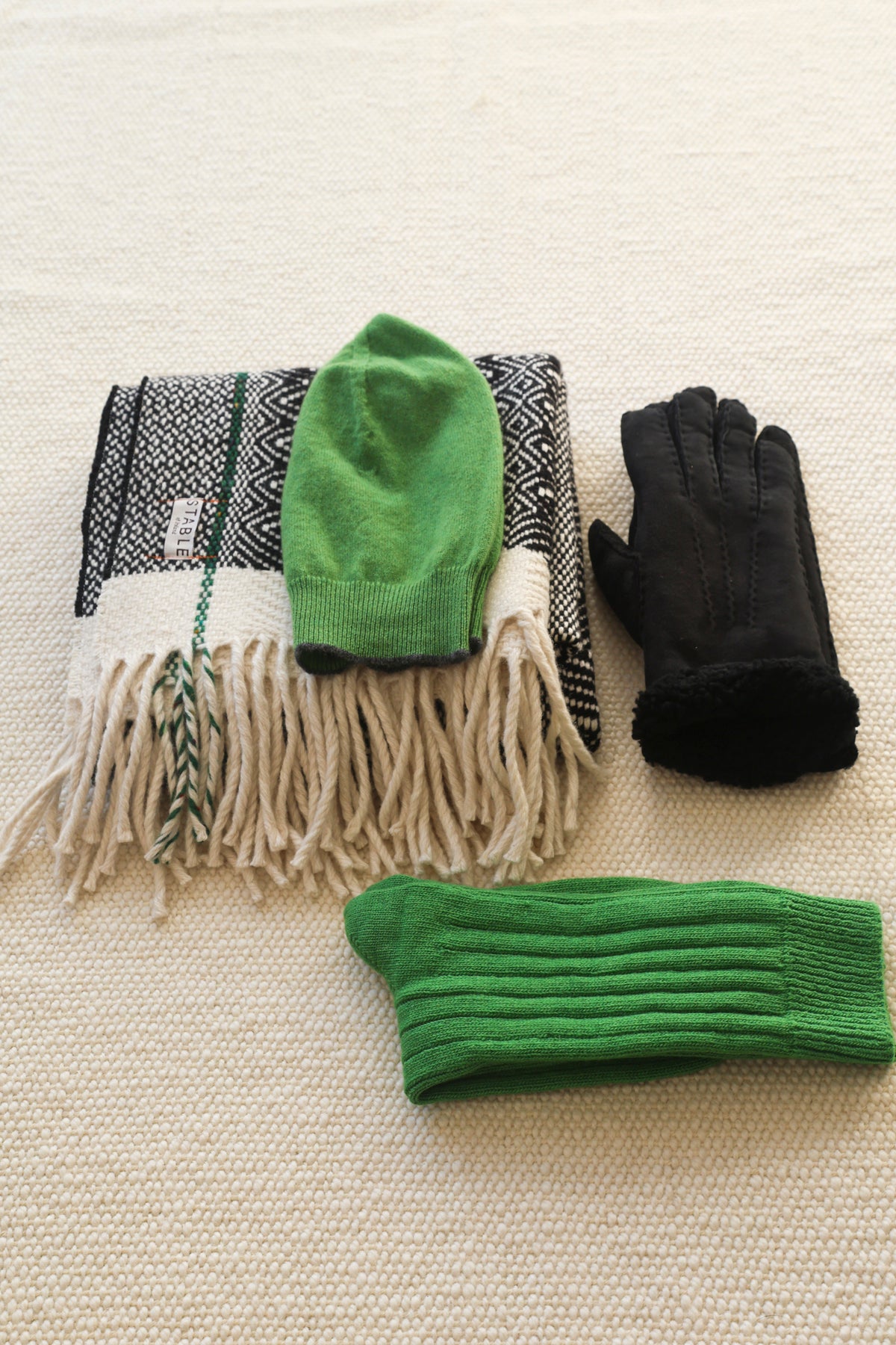Zebra Scarf, Cashmere socks, Cashmere beanie, Sheepskin Gloves.jpg