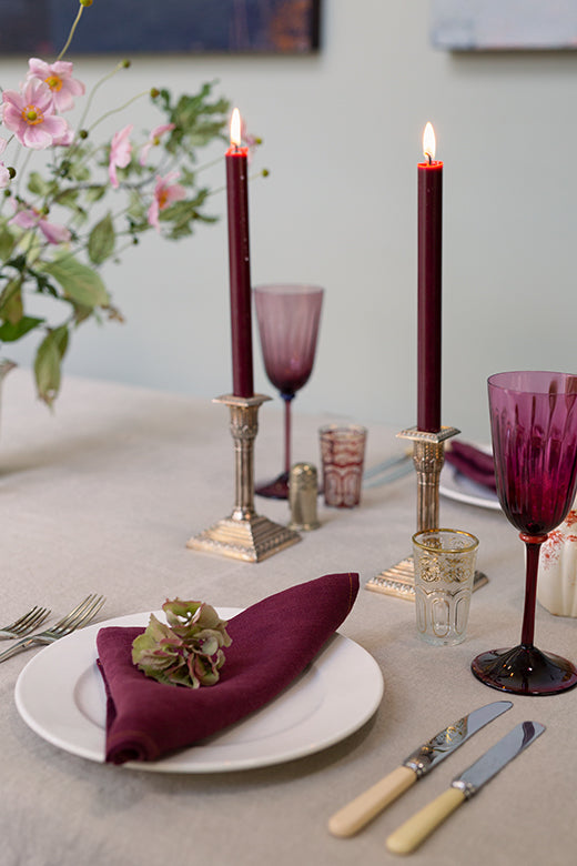 Beetroot Irish Linen Napkin-Table Linens-STABLE of Ireland