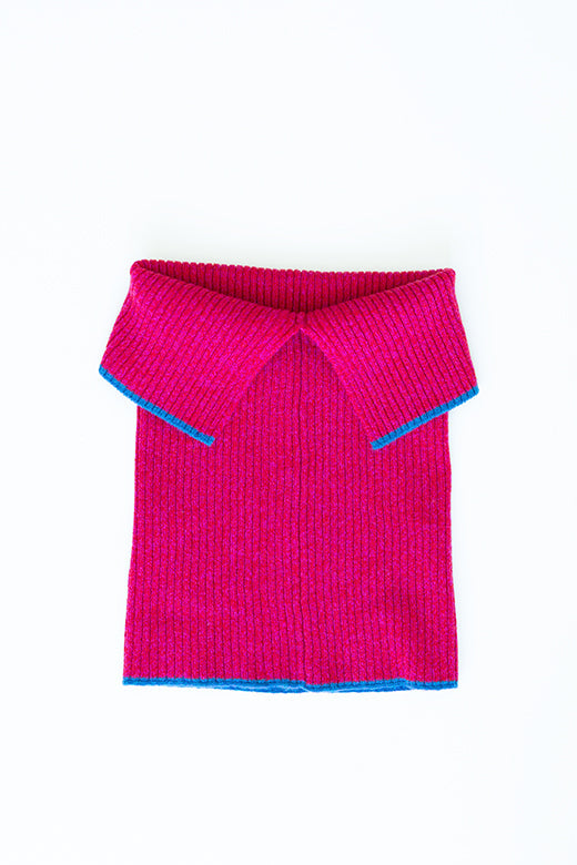 Cherry Pink Trim Cashmere Snug-Hats-STABLE of Ireland