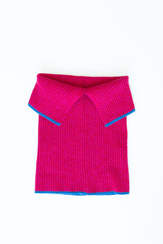 Cherry Pink Trim Cashmere Snug-Hats-STABLE of Ireland