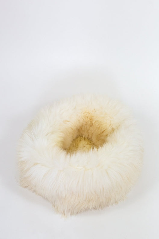 Cream Irish Sheep Wool Dog Bed-Dog Beds-STABLE of Ireland