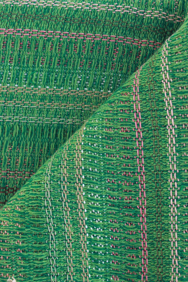 Emerald Green Handwoven Crios Wrap Scarf-Scarves & Shawls-STABLE of Ireland