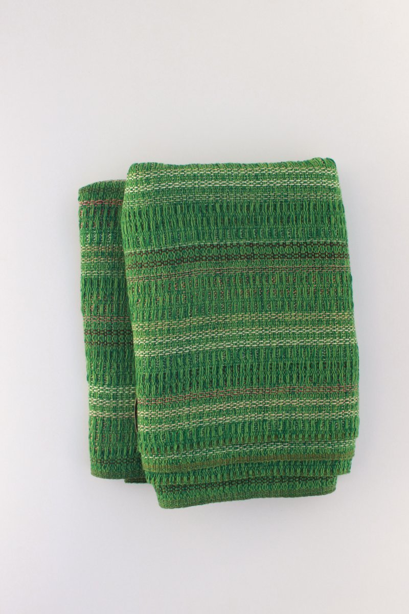 Emerald Green Handwoven Crios Wrap Scarf-Scarves & Shawls-STABLE of Ireland
