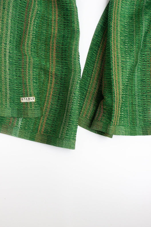 Emerald Green Handwoven Crios Wrap-Scarves & Shawls-STABLE of Ireland