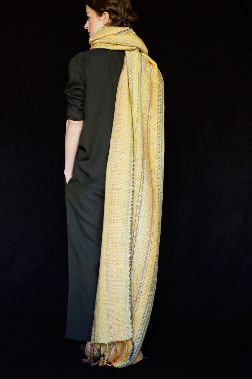 Gold Handwoven Crios Wrap-Scarves & Shawls-STABLE of Ireland