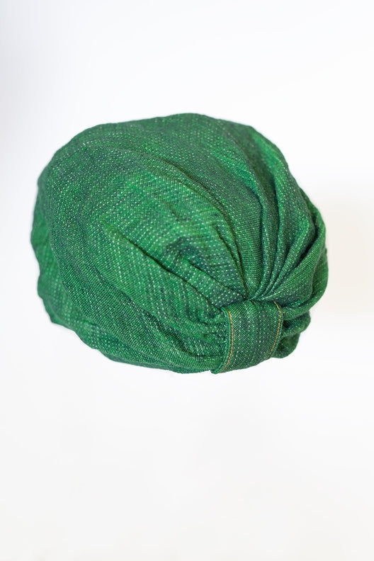 Grassy Green Swim Linen Turban-Hats-STABLE of Ireland