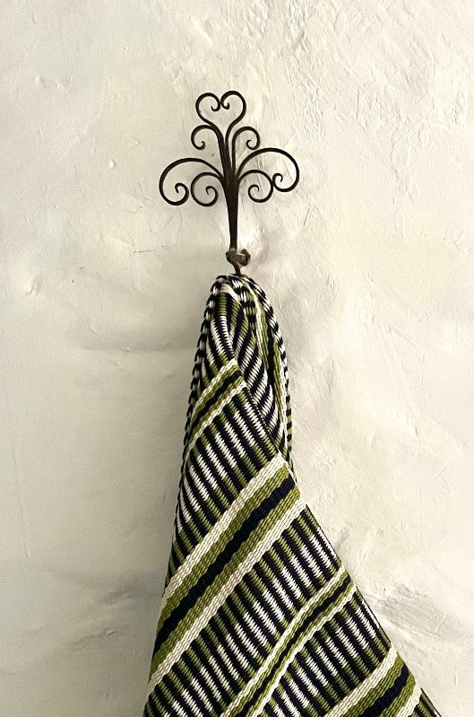 Green & Black Long Island Scarf-Scarves & Shawls-STABLE of Ireland