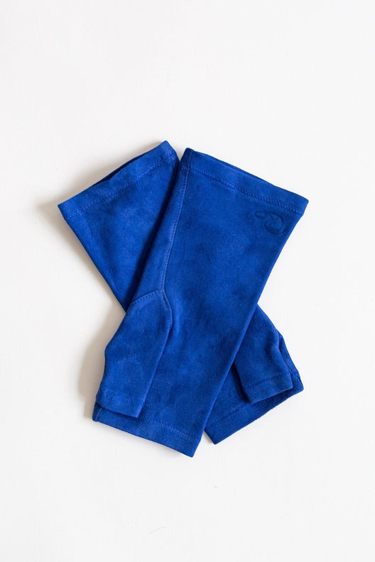 Klein Blue Fingerless Gloves-Gloves-STABLE of Ireland