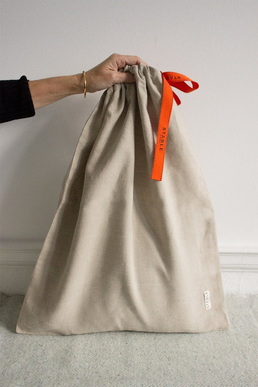Linen Bag Gift Wrapping Service by STABLE-STABLE of Ireland