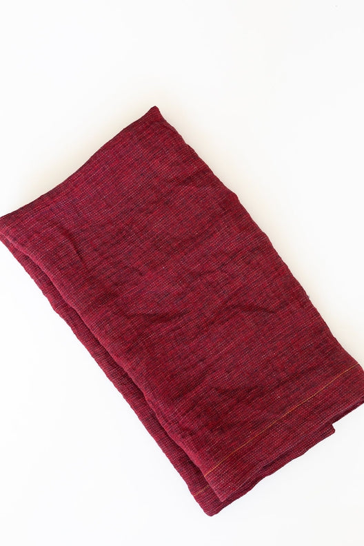 Shed Red Swim Linen Towel-Beach Towels-STABLE of Ireland