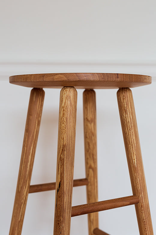 The STABLE Wooden High Stool - STABLE of Ireland