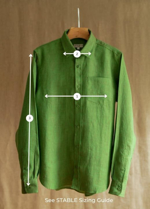 Denim Blue Irish Linen Shirt-Shirt-STABLE of Ireland