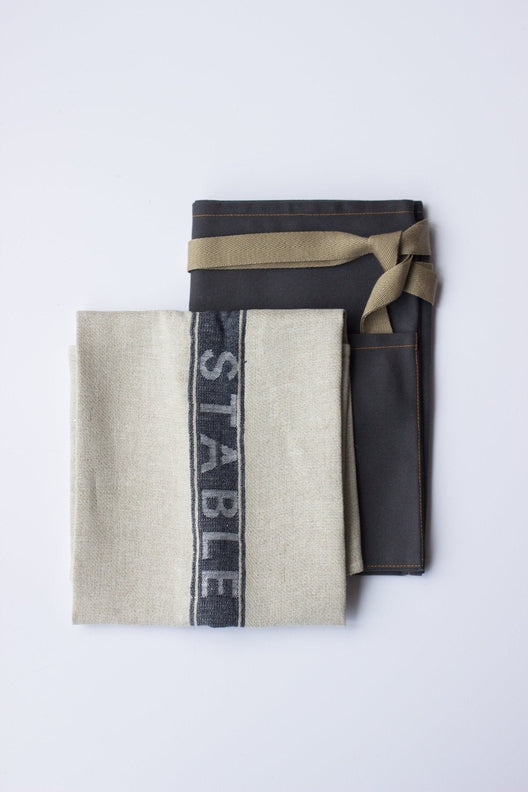 Natural Linen Tea Towel-Kitchen Towels-STABLE of Ireland